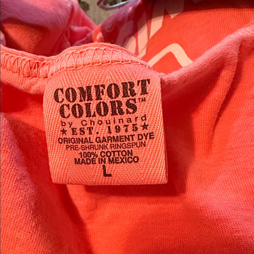 Comfort Colors Coral Tank Top - Picture 2 of 4